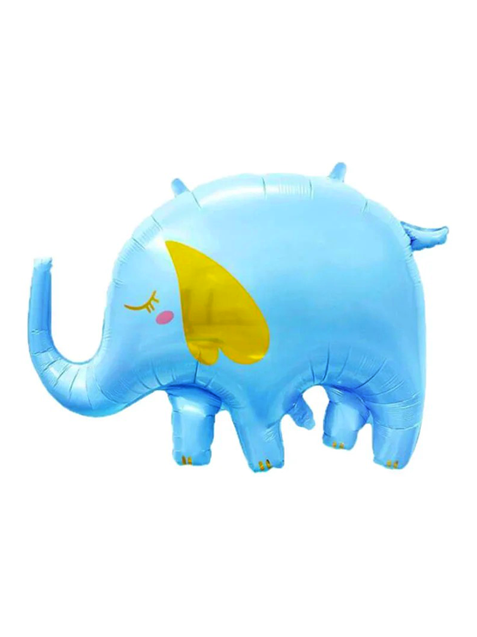 Mavi Fil Folyo Balon Bebek Partisi Balonu 84 cm