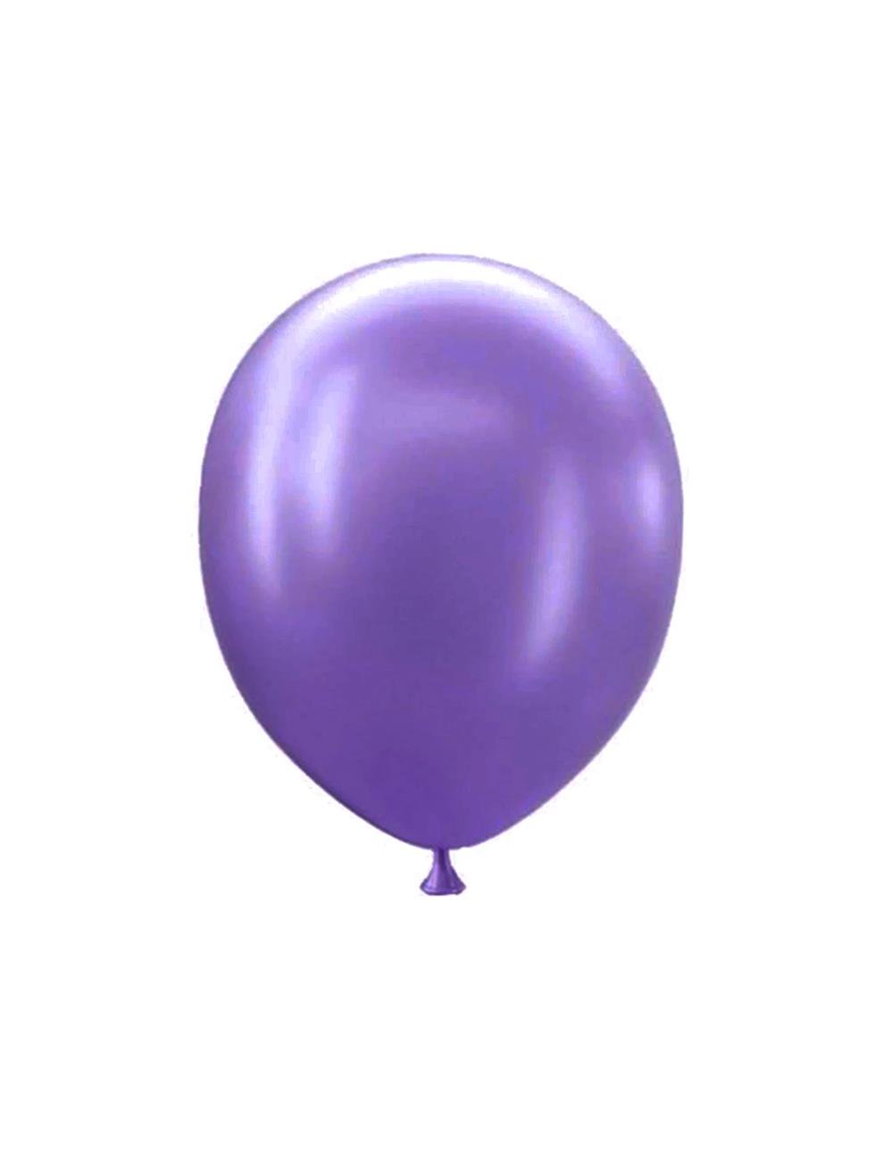 Mor - Violet  Metalik Balon 10'Lu 12