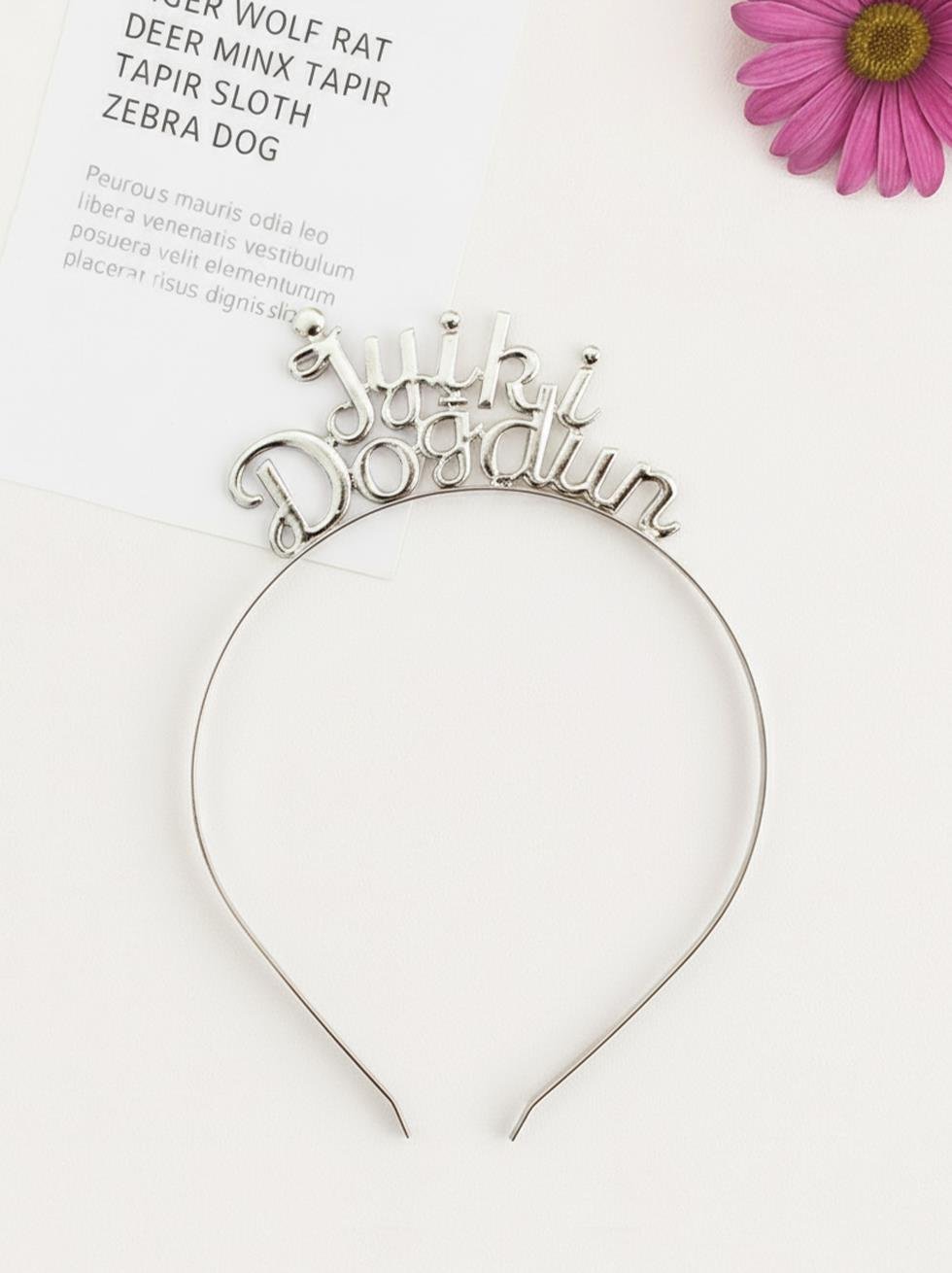 Metal İyi Ki Doğdun Taç Gümüş 