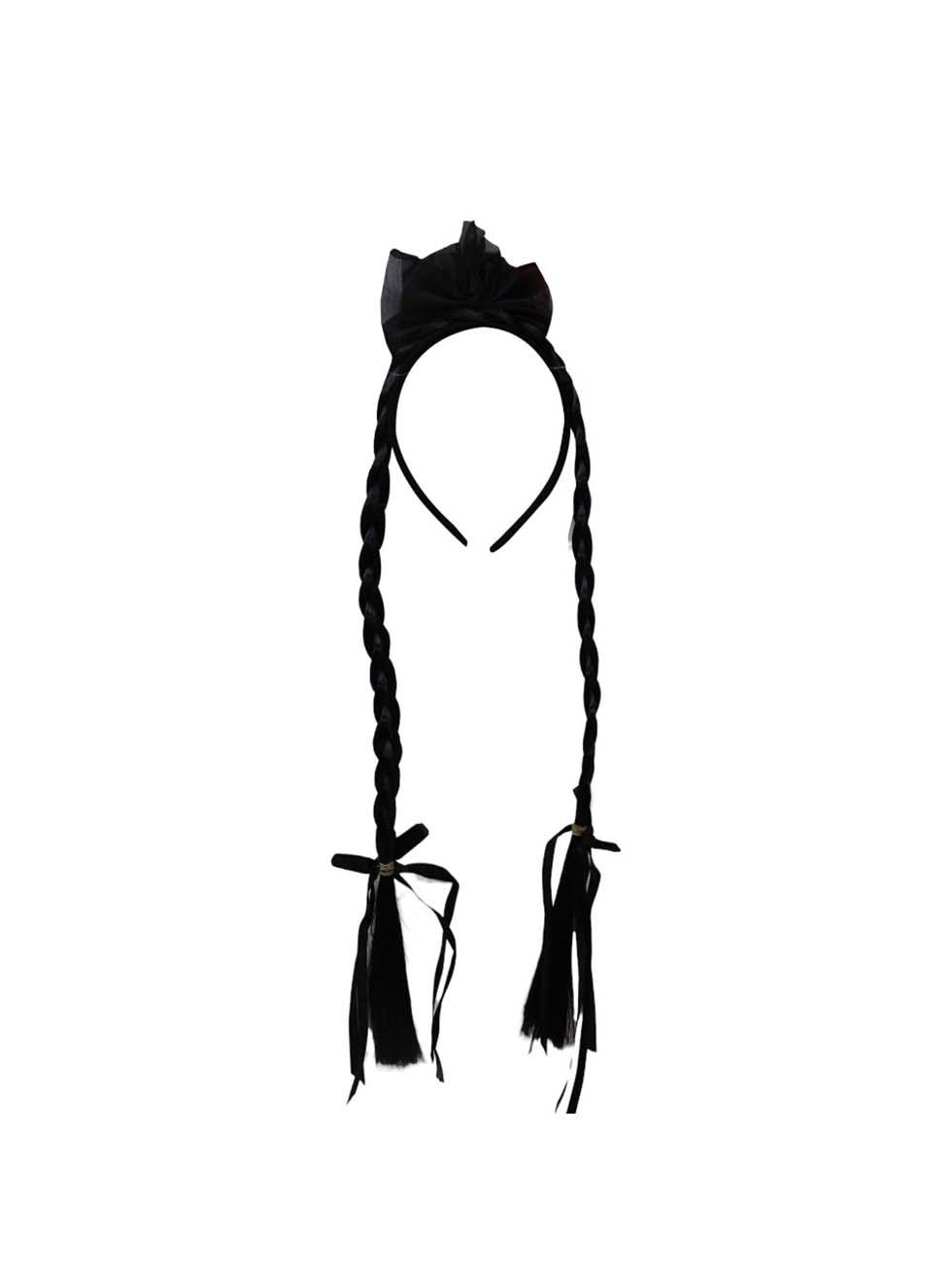 Cadılar Bayramı Wednesday Saç Taç Halloween Parti Aksesuarı