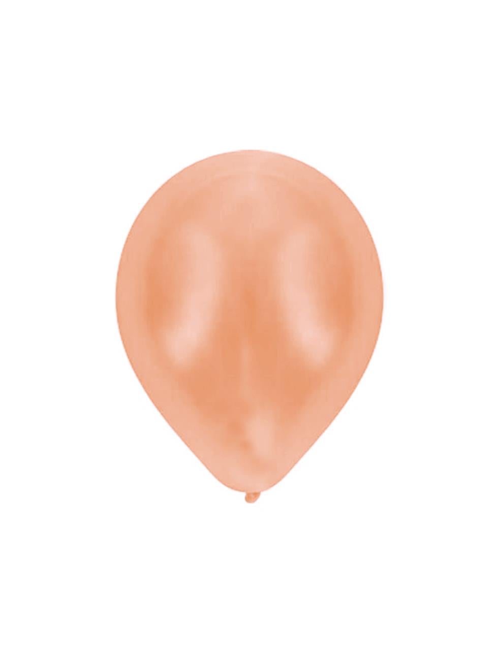 Rose Gold Metalik Balon 10Lu 12