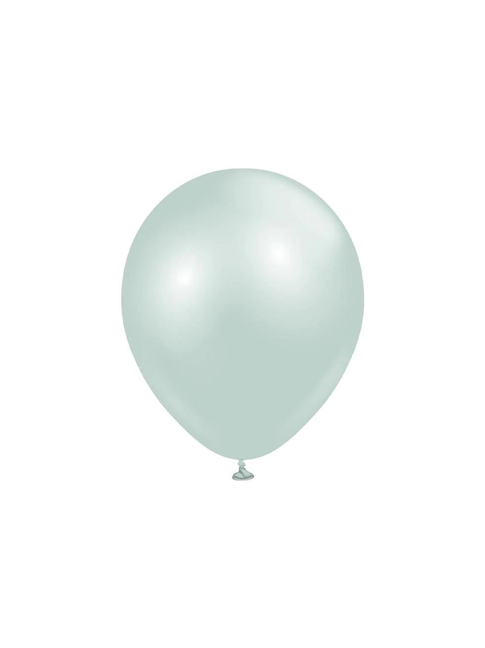 Aura Ice Mint Kalisan Balon Parlak Parti Balonu-Buz Yeşili 12 inc 50'li