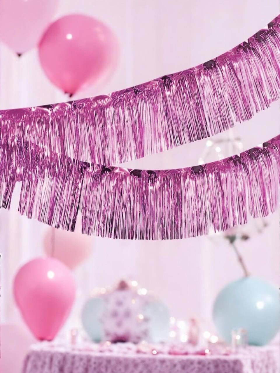 Parti Süsleri Metalize Püskül Süs Rose Gold 2 mt