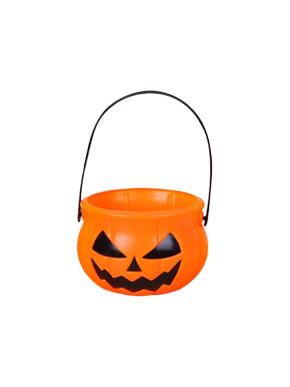 Cadılar Bayramı Balkabağı Şeker Kovası Halloween Parti Dekorasyonu 18 cm