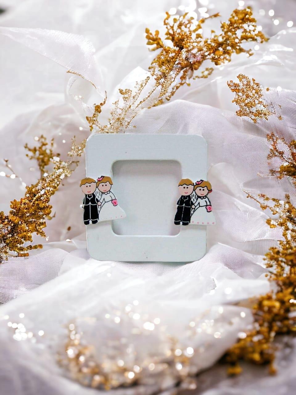 Ahşap Çerçeve Gelin-Damat