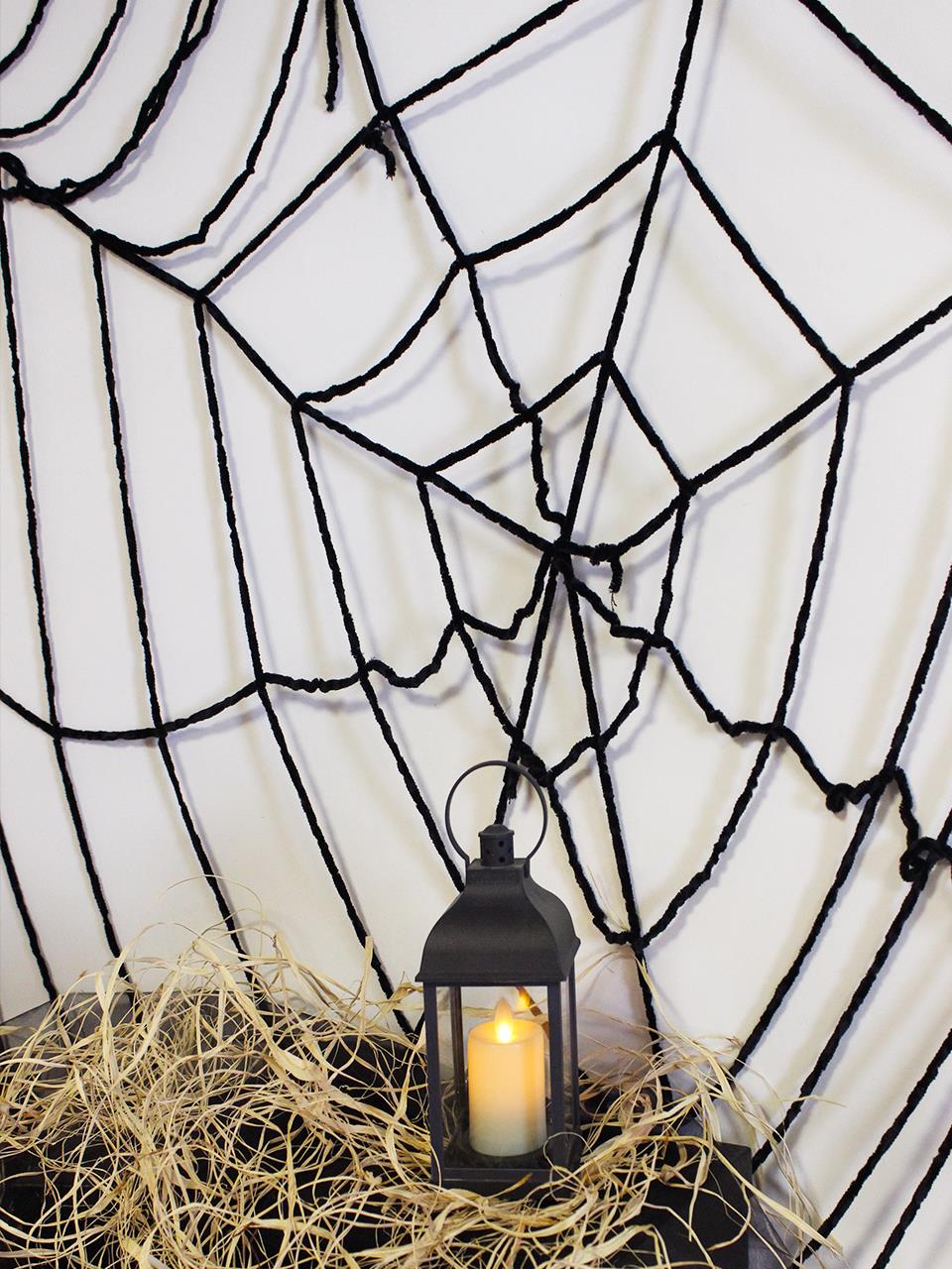 Cadılar Bayramı Dekoratif Örümcek Ağı Halloween Parti Dekorasyonu 1x1