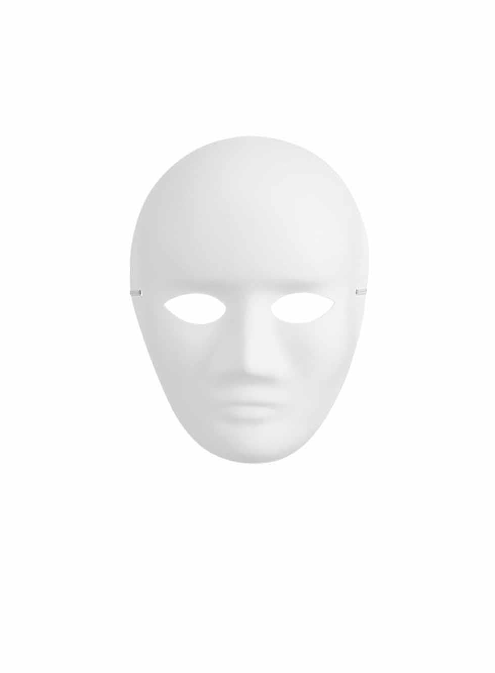 Boyanabilir Karton Maske Hobi ve Etkinlik Maskesi Dıy