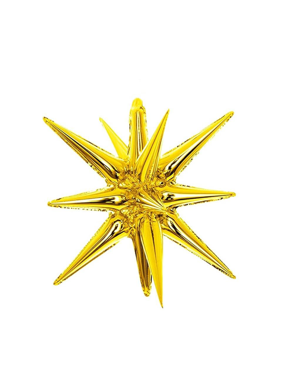 Kutup Yıldızı Folyo Balon Parti Balonu Altın 60 cm