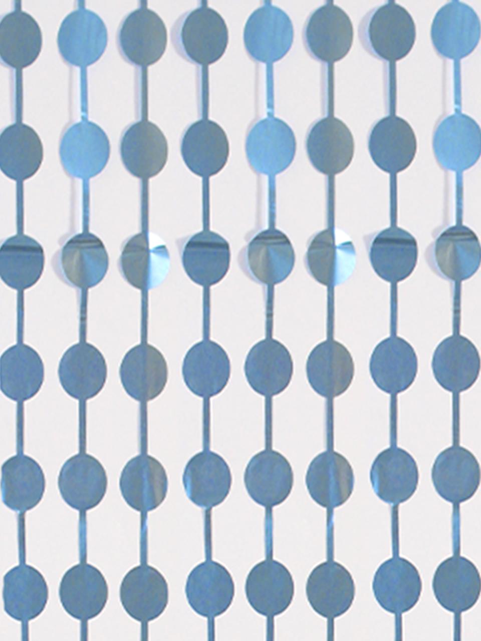 Puanlı Mat Perde Açık Mavi 1X2M