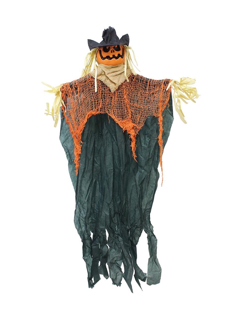 Cadılar Bayramı Balkabağı Korkuluk  Asılabilir Halloween Parti Dekoru 95 cm