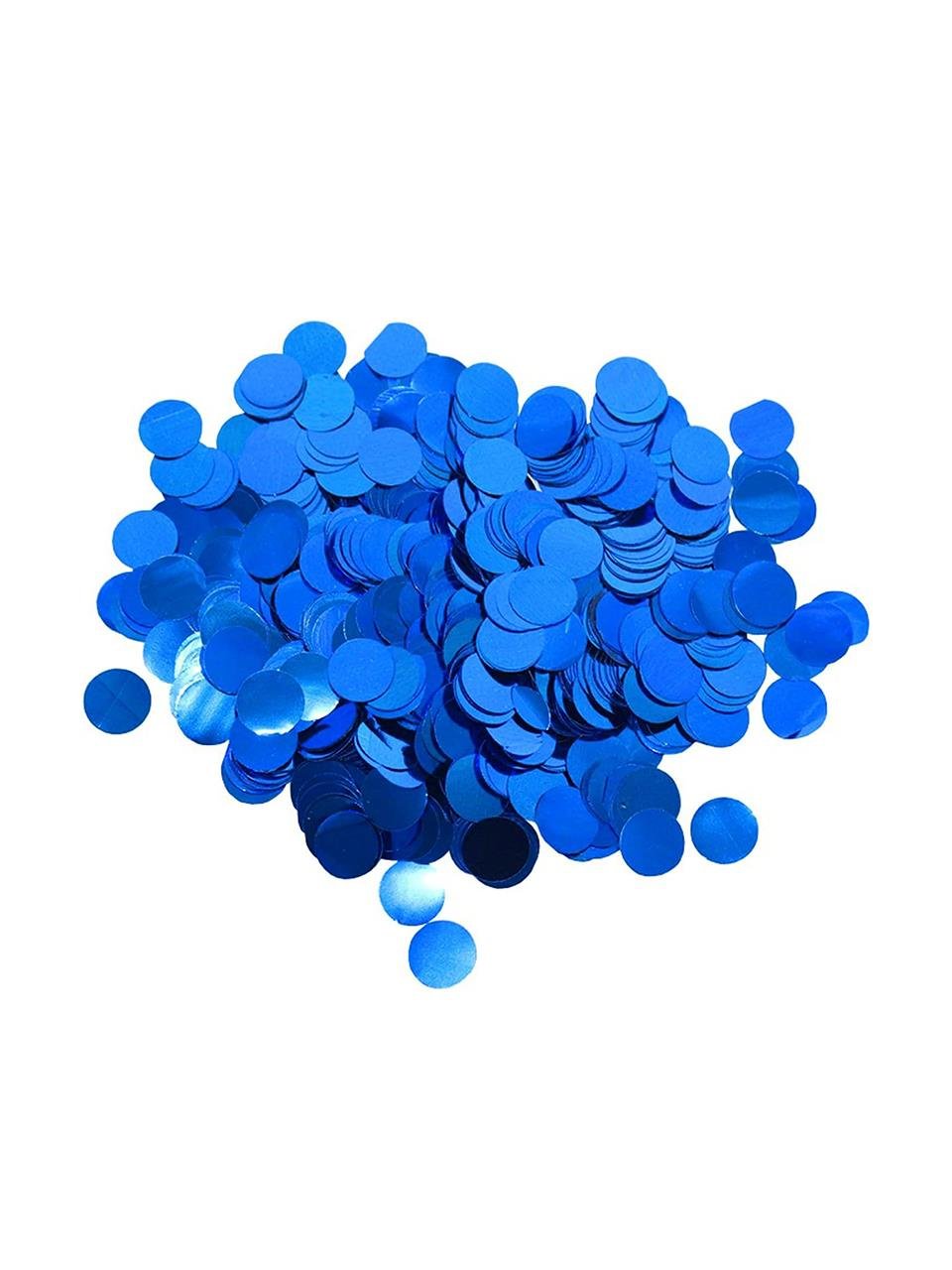 Balon Pulu Metalize Pul Konfeti Koyu Mavi