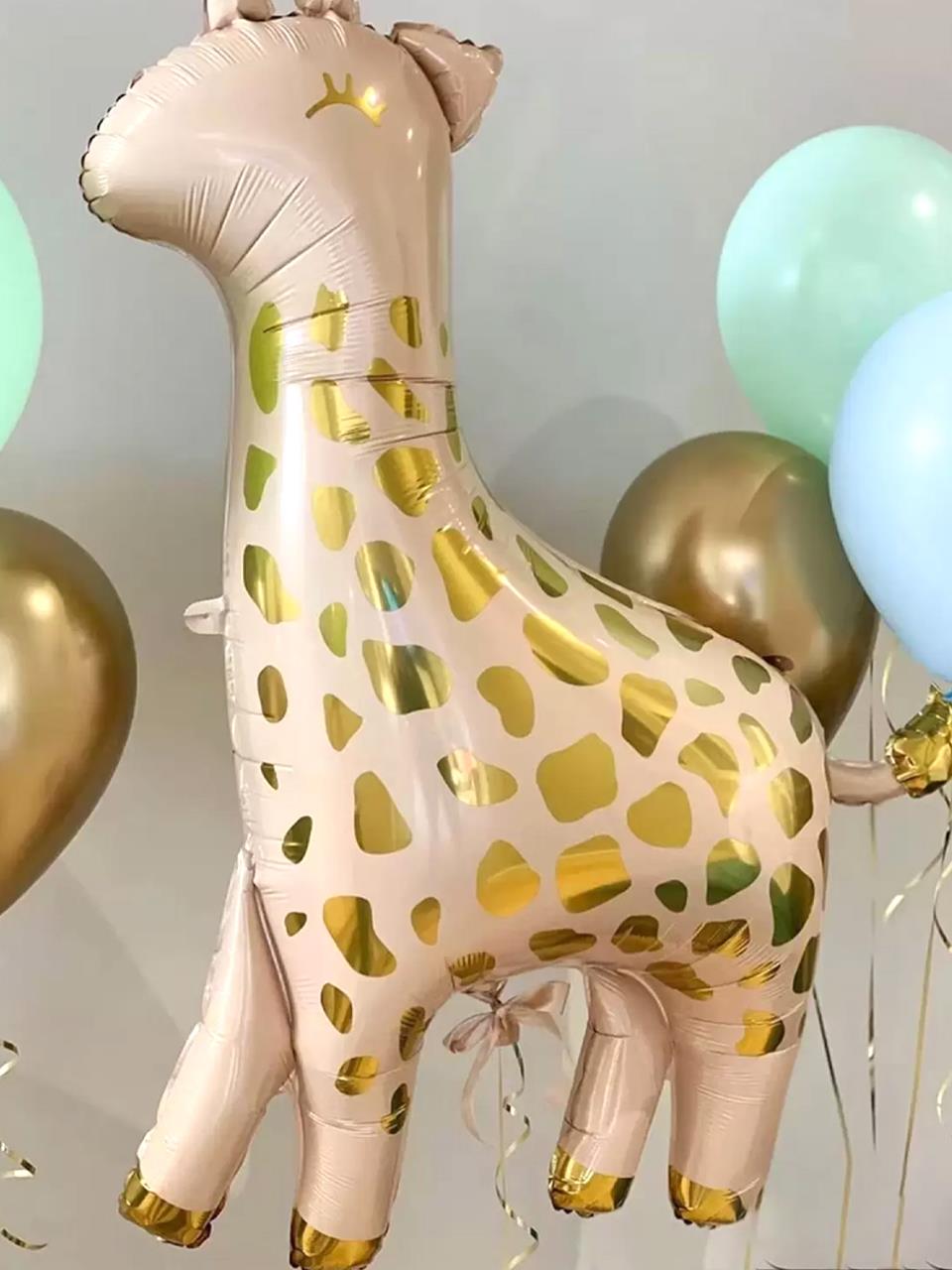 Zürafa Folyo Balon Doğum Günü Parti Balonu 118 cm