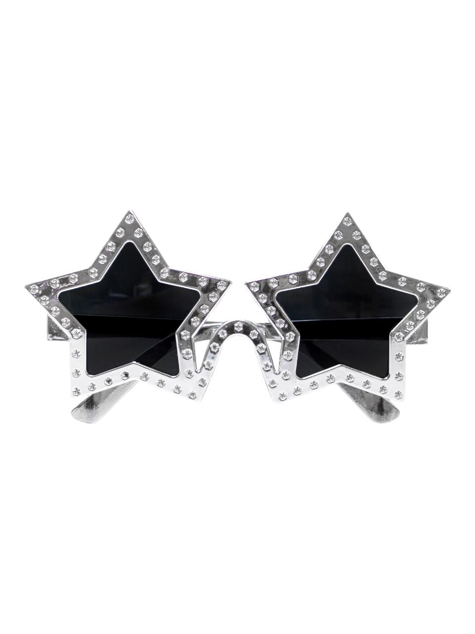 Yıldız Gözlük Bekarlığa Veda Partisi Yılbaşı Parti Gözlüğü Gümüş