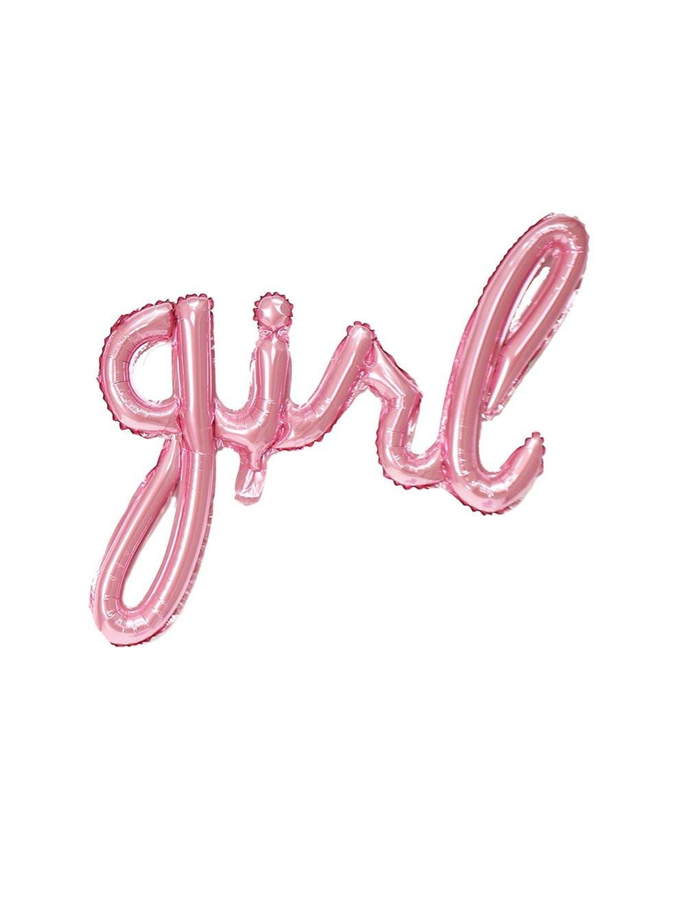 Girl Folyo Balon Baby Shower Cinsiyet Belirleme Parti Balonu 98 cm