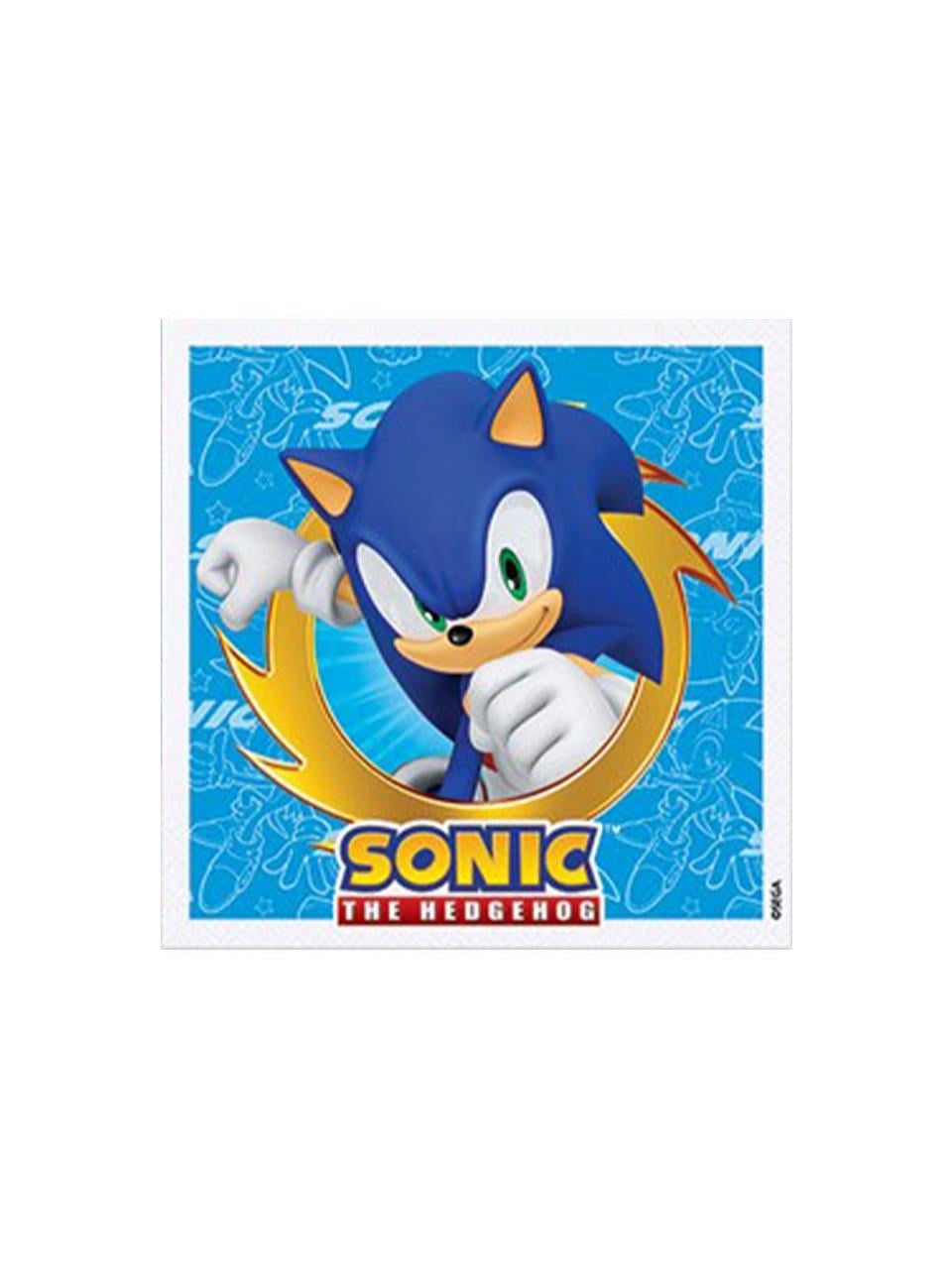 Sonic Temalı Peçete Doğum Günü Parti Peçetesi