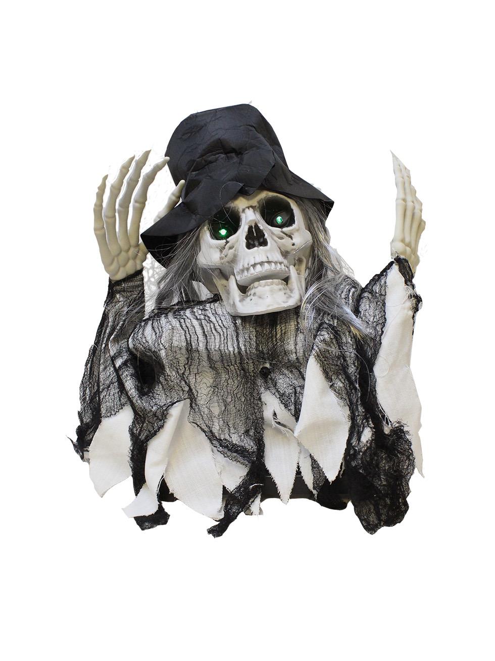 Cadılar Bayramı Hayalet İskelet Hareketli Müzikli Halloween Masa Üstü Parti Dekoru