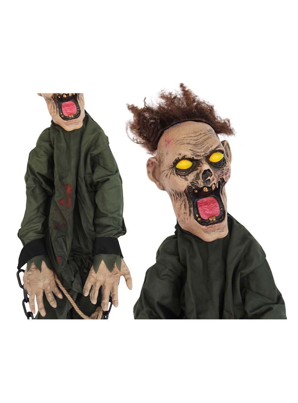 Cadılar Bayramı Zombi Figürlü Asılabilir Halloween Hareketli Parti Dekoru 120 cm