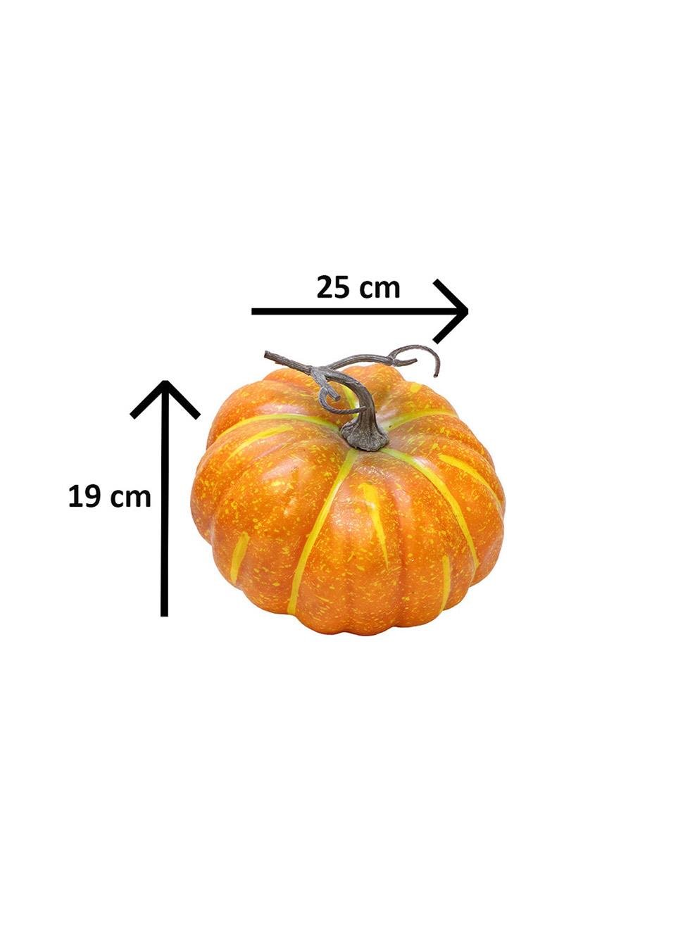 Cadılar Bayramı Yapay Balkabağı Halloween Parti Dekorasyonu 25 cm