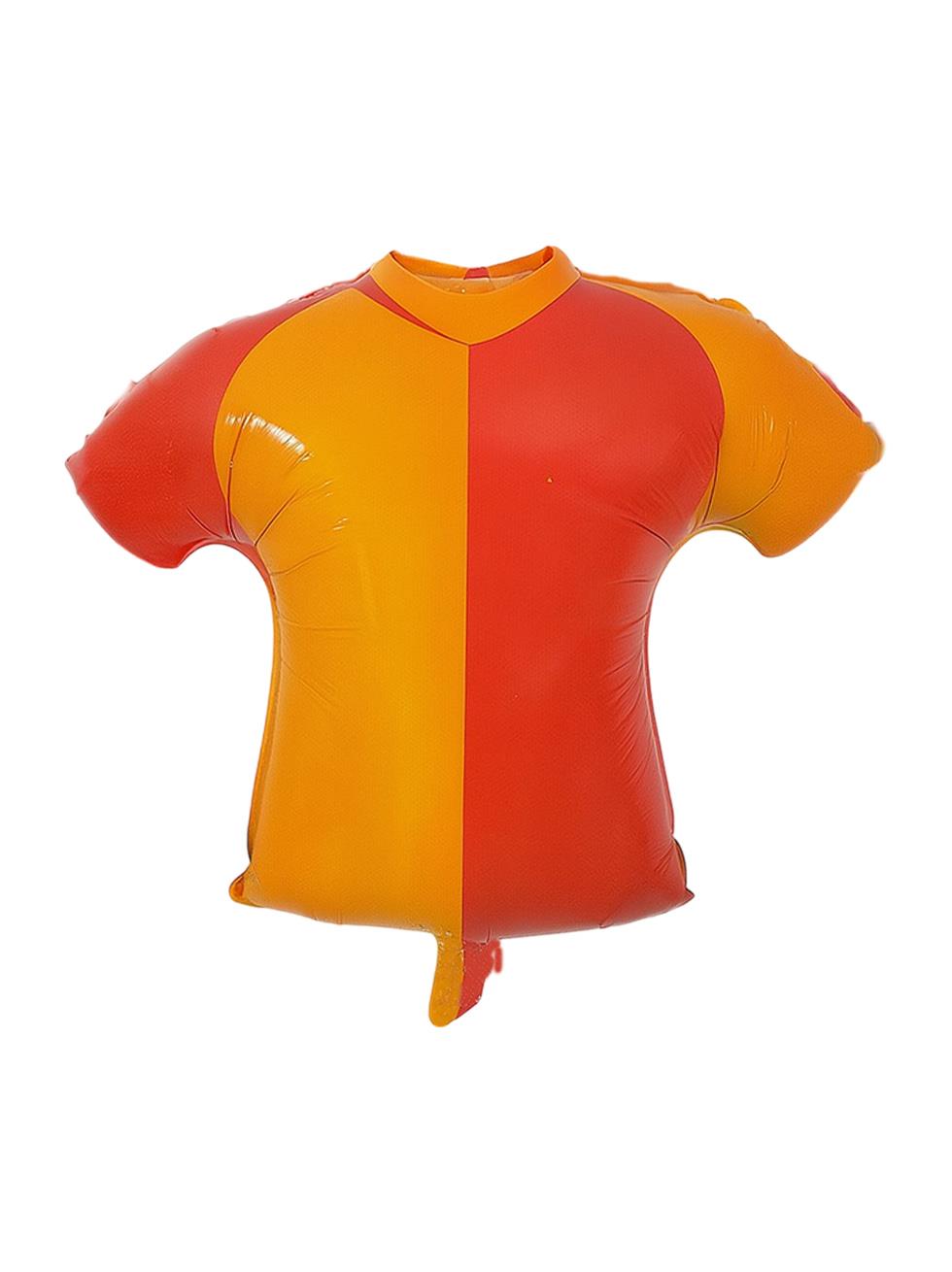 Sarı Kırmızı Forma Folyo Balon Taraftar Doğum Günü Parti Balonu 45 cm