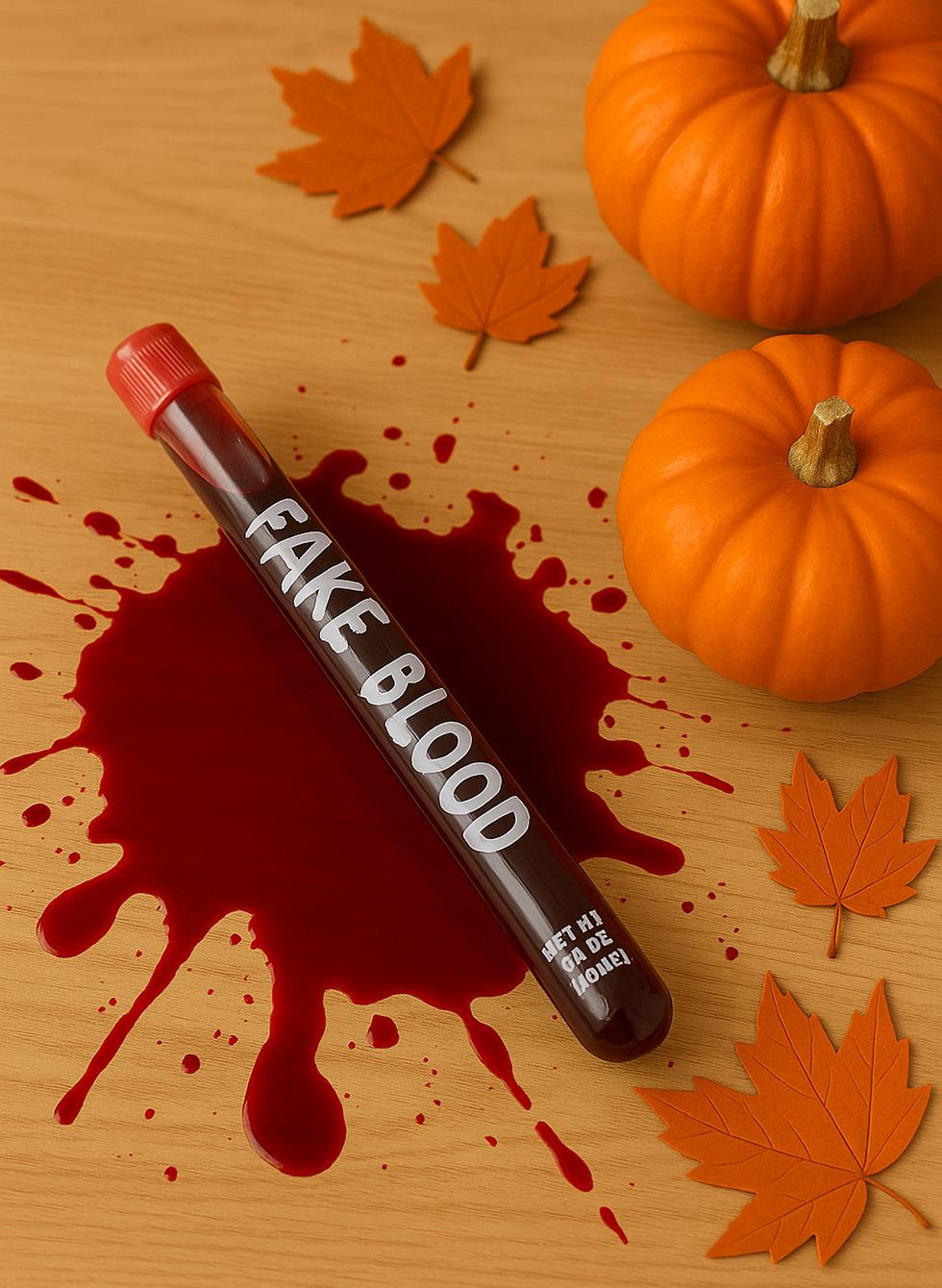 Cadılar Bayramı Tüpte Yapay Kan Tiyatro Kanı Halloween Parti Dekoru Kostüm Aksesuarı