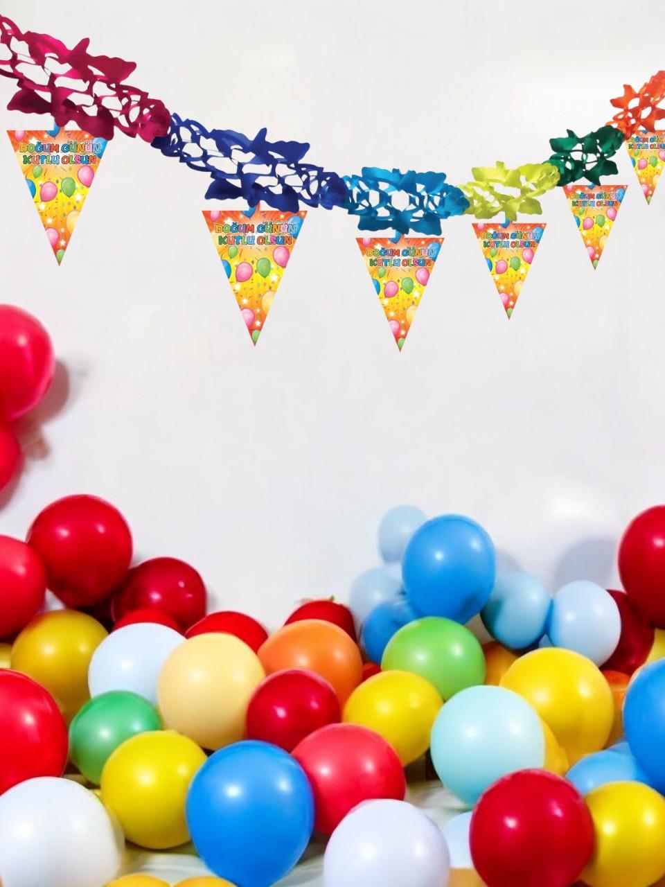 Doğum Günün Kutlu Olsun Zincir Bayrak