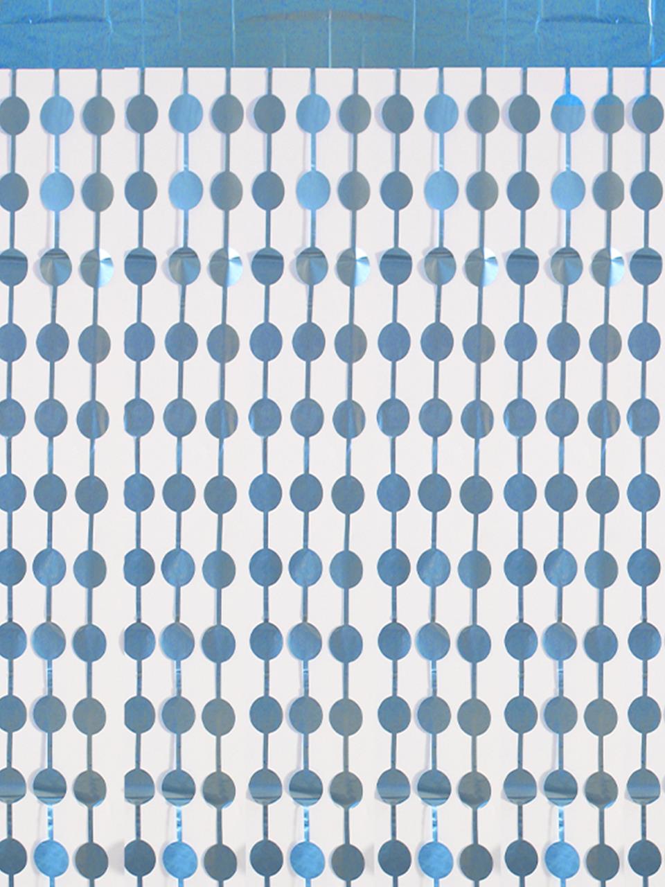 Puanlı Mat Perde Açık Mavi 1X2M