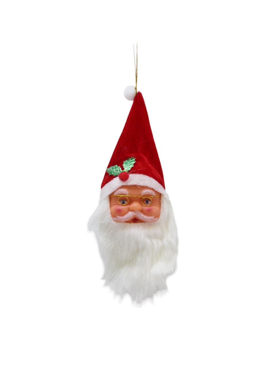 Yılbaşı Ağaç Süsü Noel Baba Asılabilir Dekoratif Süs 25 cm