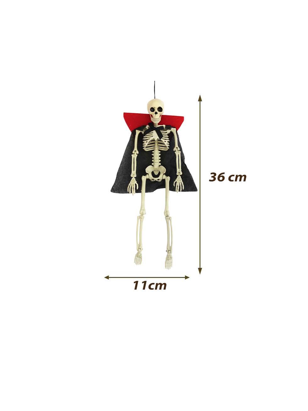 Cadılar Bayramı İskelet Damat Figürlü Asılabilir Halloween Parti Dekoru 36 cm
