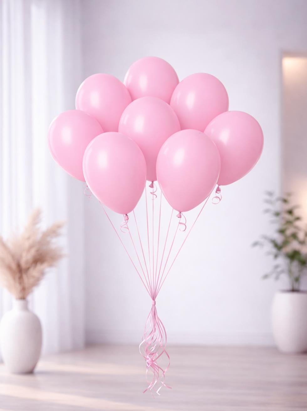 Açık Pembe Lateks Mini Balon 5 inc 12 cm 100lü