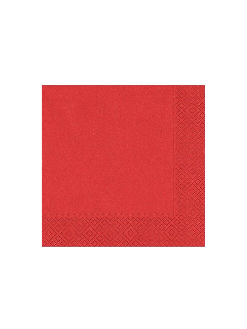 Düz Renk Peçete 20'Li Kırmızı