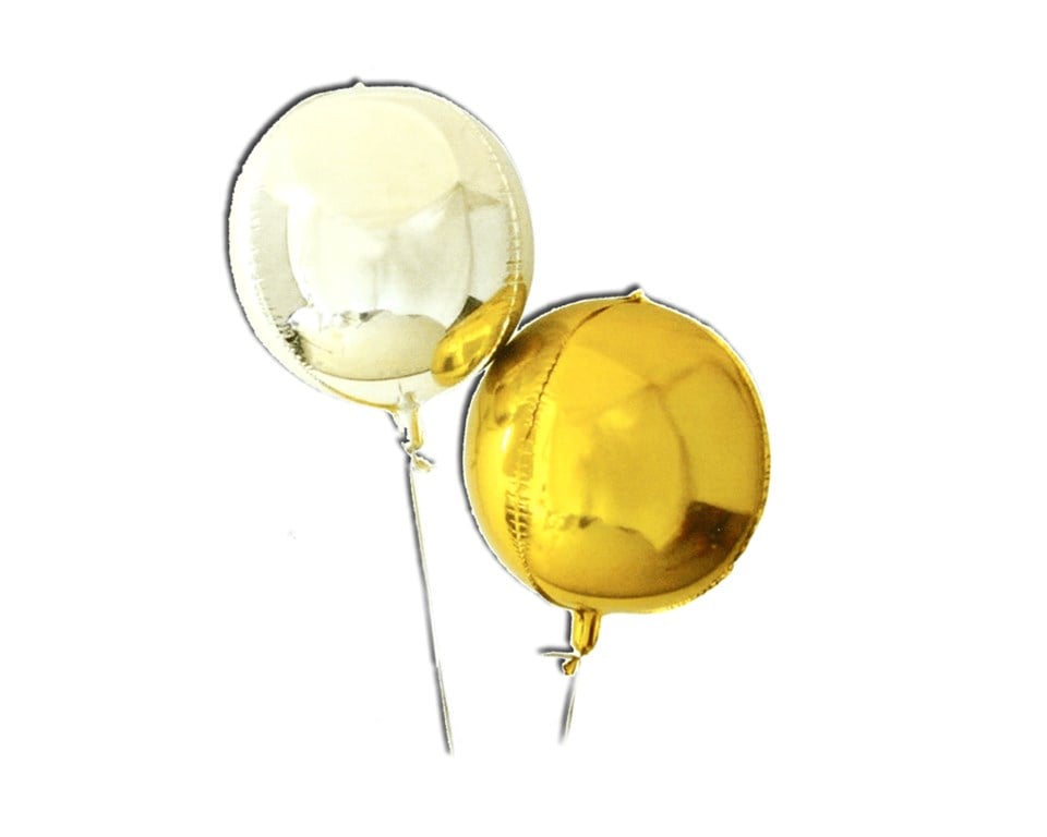 Altın Yuvarlak Folyo Balon