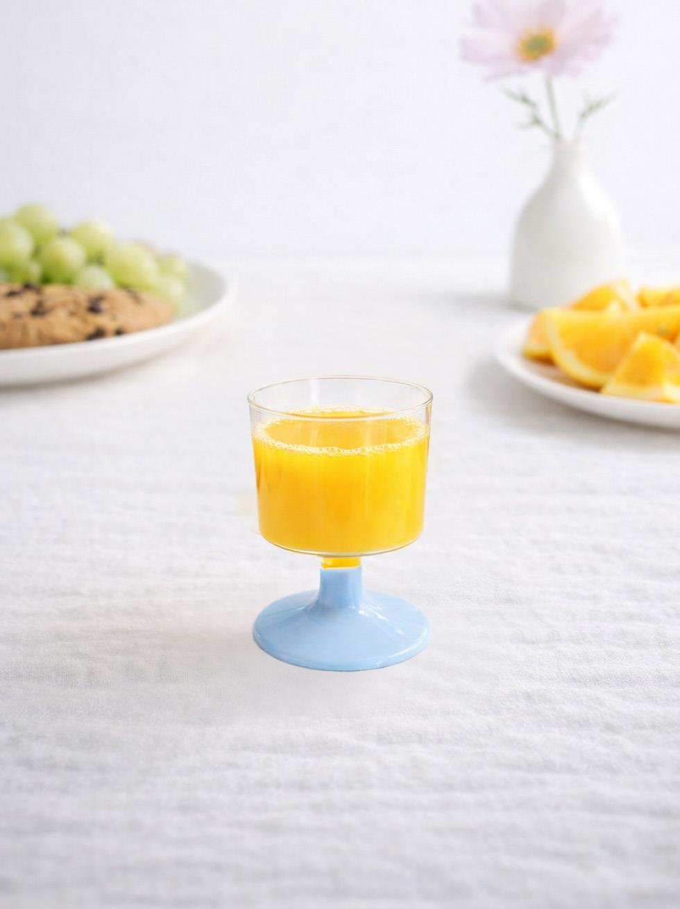 Ayaklı Shot Bardağı 6Lı Mavi