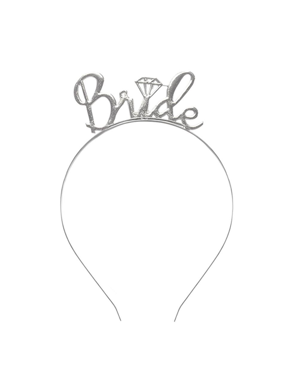 Bride Taç Bekarlığa Veda Parti Tacı Metal Gümüş