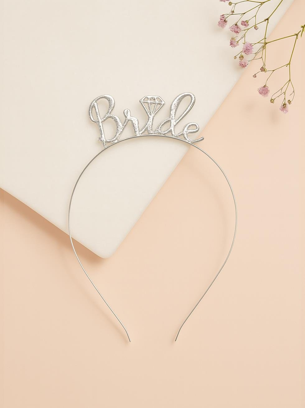 Bride Taç Bekarlığa Veda Parti Tacı Metal Gümüş