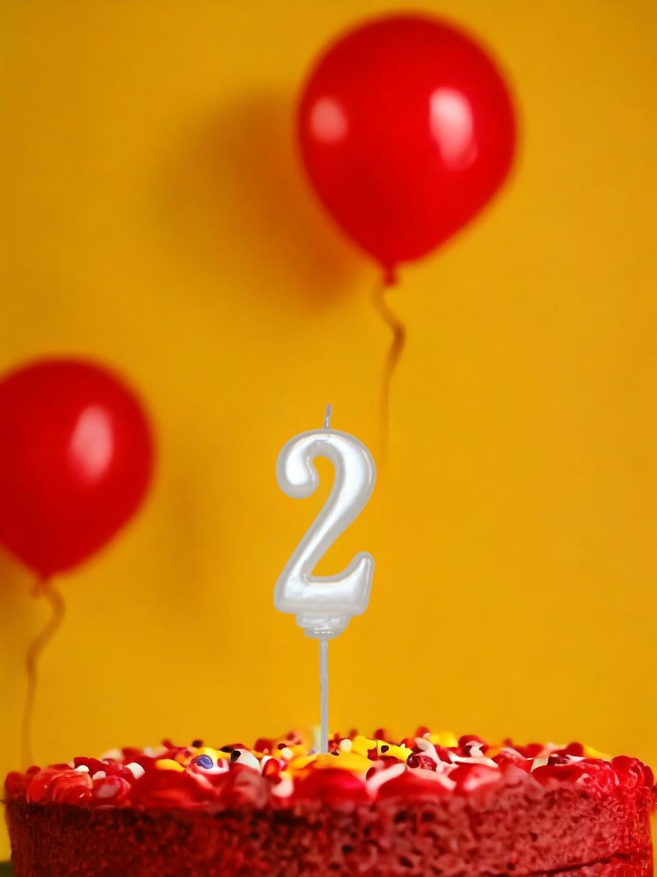 Pasta Mumu 2 Rakam Mum Beyaz