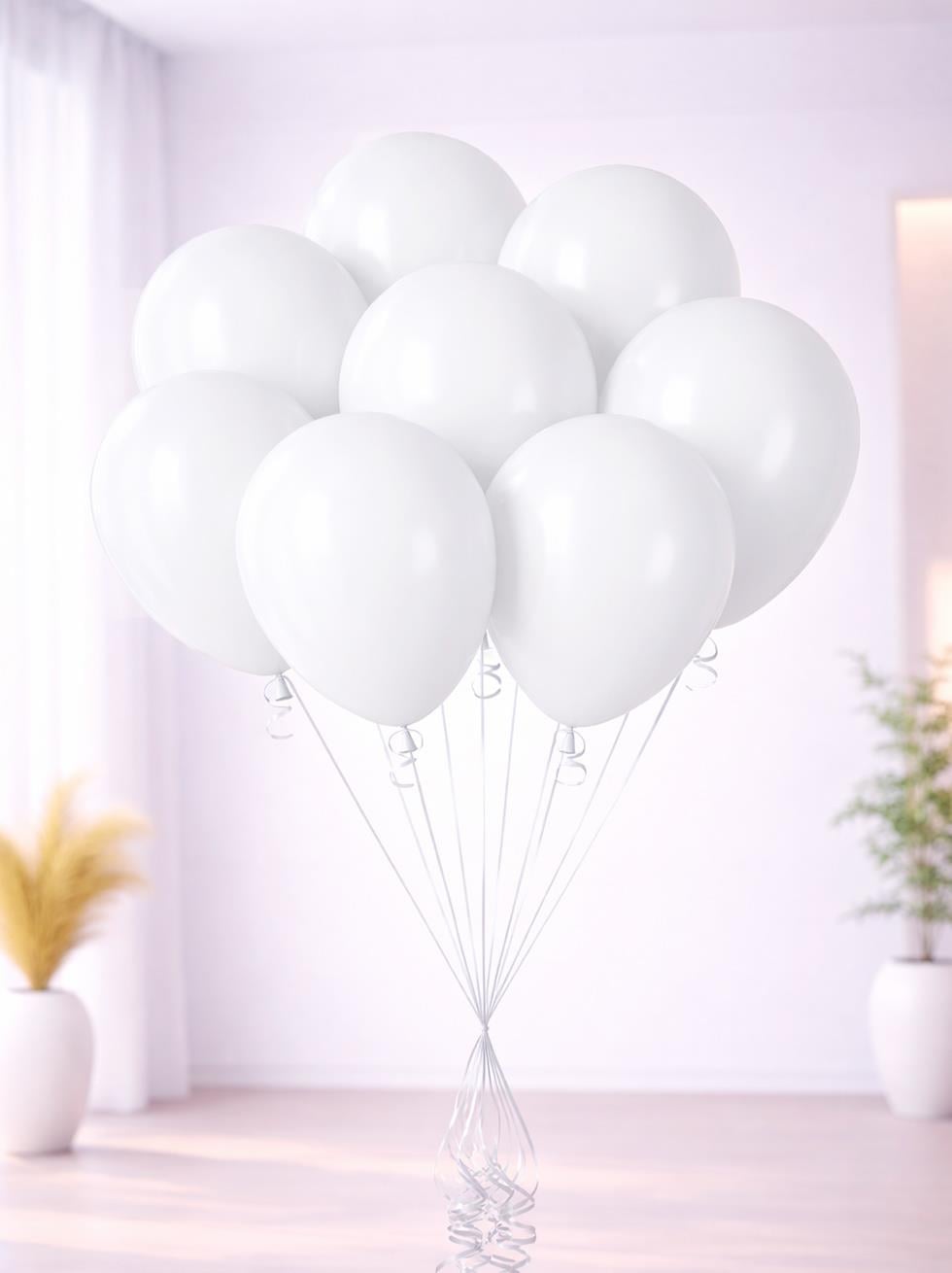 Beyaz Balon 10Lu 12