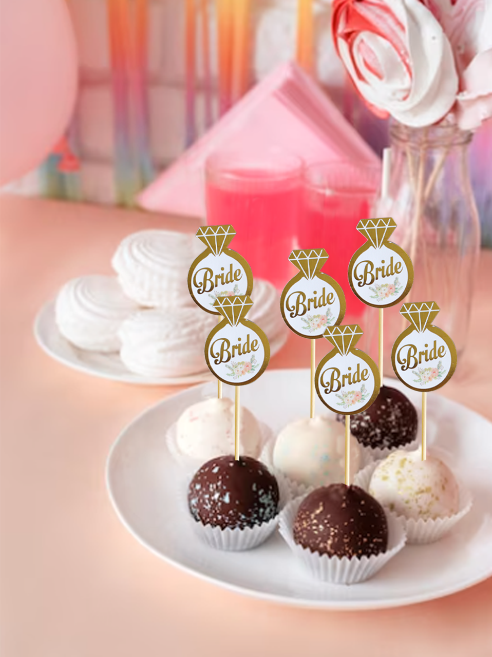 Bride To Be Bekarlığa Veda Partisi Cupcake Kürdanı 10 lu