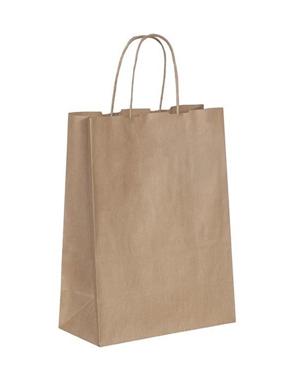 Büküm Saplı Çanta 45x50x12 Cm Kraft 25'li