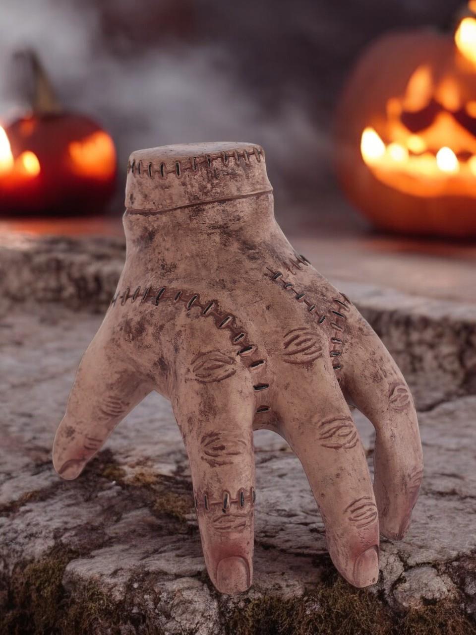 Wednesday El Müzikli Yürüyen Thing Şey Doğum Günü Halloween Parti Dekoru