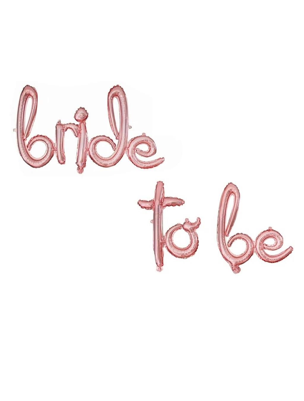 Bride To Be Folyo Balon El Yazılı Bekarlığa Veda Partisi Balonu Rose Gold