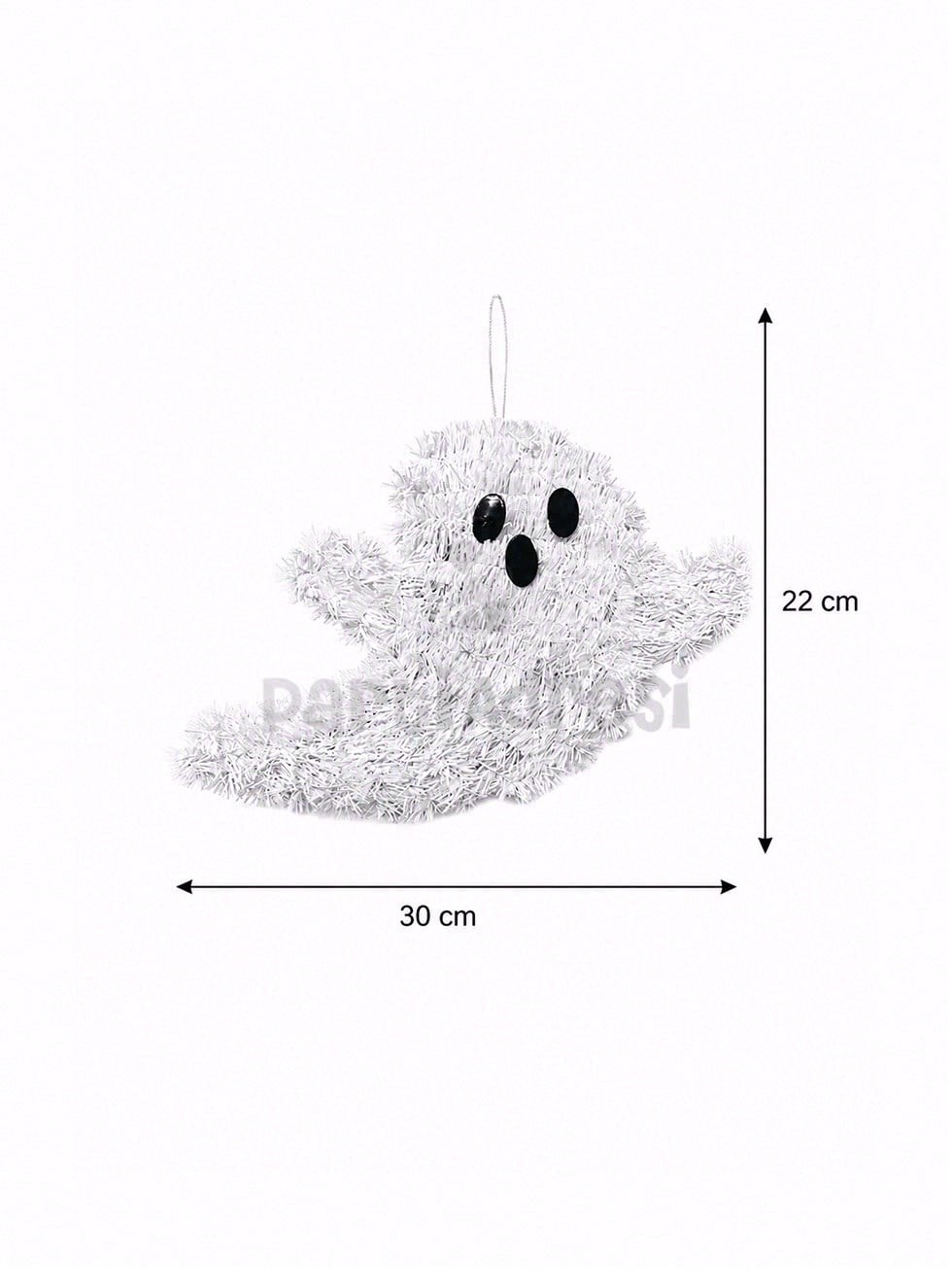 Cadılar Bayramı Asılabilir Hayalet Süs – Halloween Parti Dekoru Beyaz 22 cm
