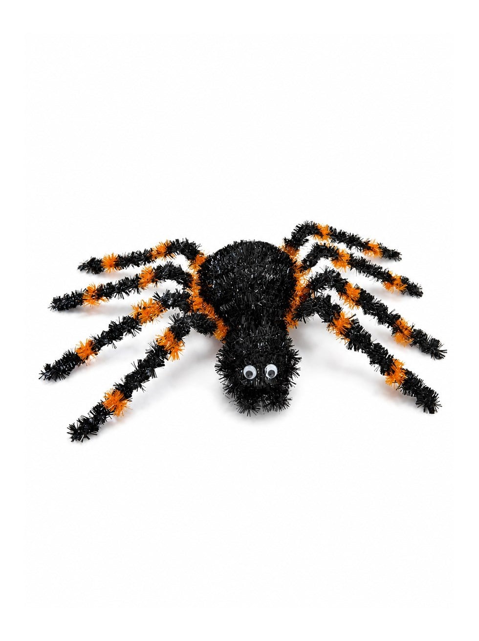 Cadılar Bayramı Asılabilir Örümcek Süs – Halloween Parti Dekoru Siyah Turuncu 60x32 cm