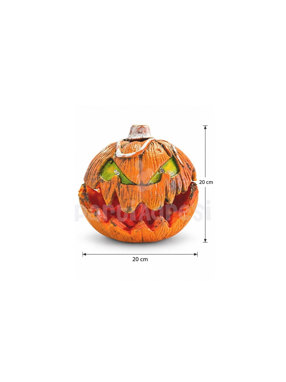 Cadılar Bayramı Hareketli Sesli Balkabağı 20 cm – Halloween Parti Dekorasyonu
