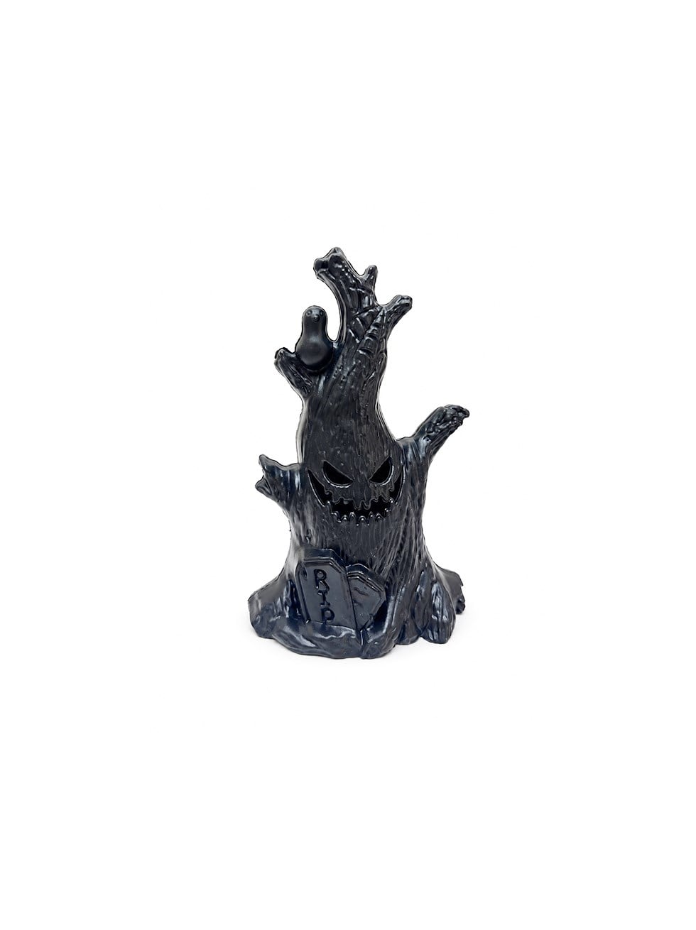 Cadılar Bayramı Korku Ağacı LED Işıklı Mum – Halloween Parti Masa Dekoru 16 cm