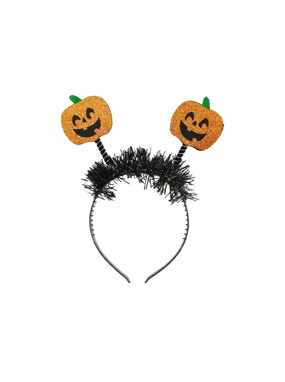 Cadılar Bayramı Simli Balkabağı Taç Halloween Parti Aksesuarı Turuncu