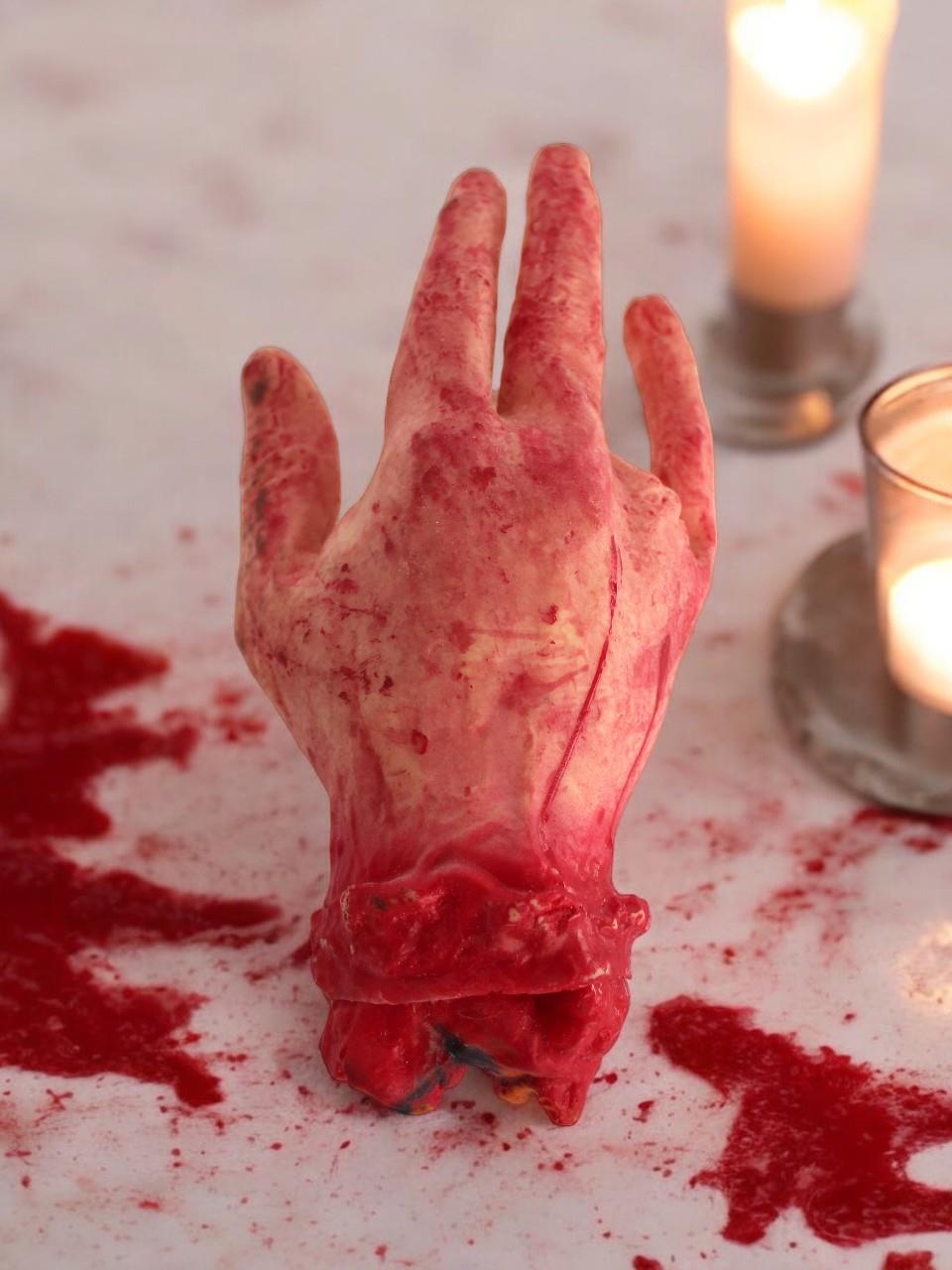 Cadılar Bayramı Kanlı El Halloween Parti Dekoru