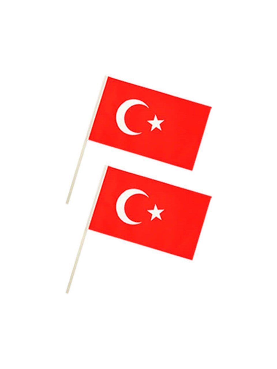 Çıtalı Bayrak Normal Boy  12X22,50 Cm 100 'lü