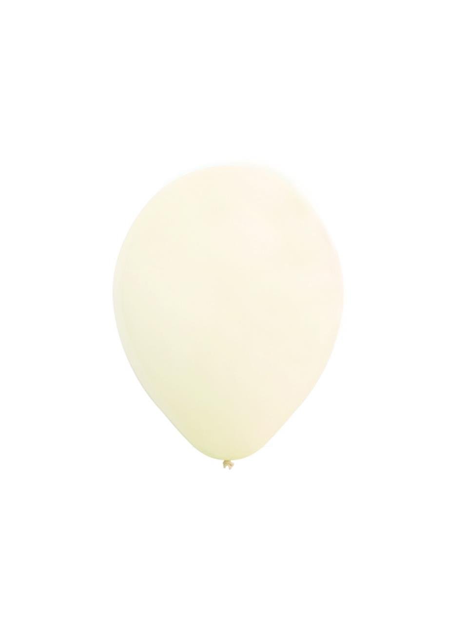 Makaron Sarı Balon Pale Yellow 12 inc 100'lü