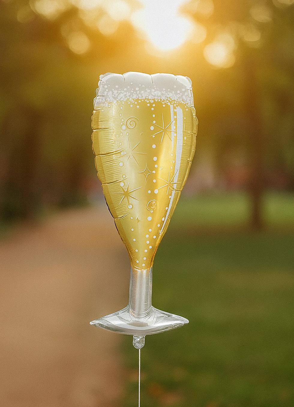 Bekarlığa Veda Partisi Balonu Kadeh Folyo Balon 100 cm