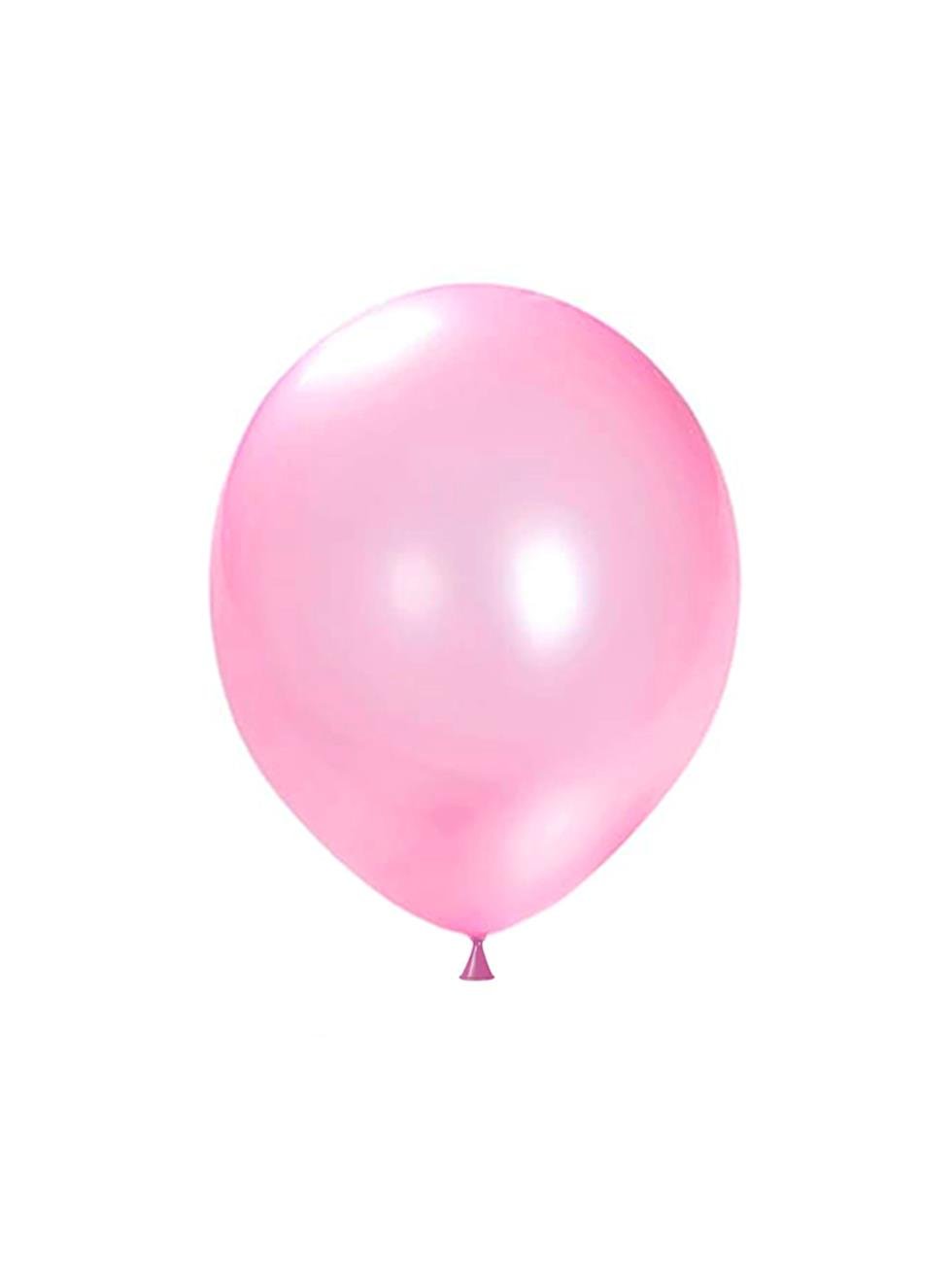 Pembe Metalik Balon 10'Lu 12